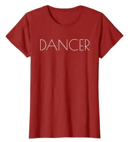 Dancer Large Text T-Shirt Ballet Dance Ballerina Dancer Tee - Bunhead Crew